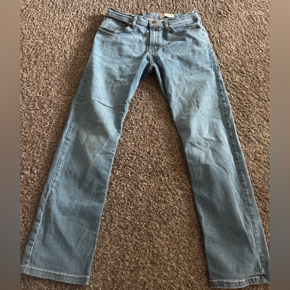 Wrangler Straight Fit Blue Jeans 30x30
